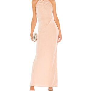 Katie May Dare Me Gown in Peach. Worn once in excellent condition
